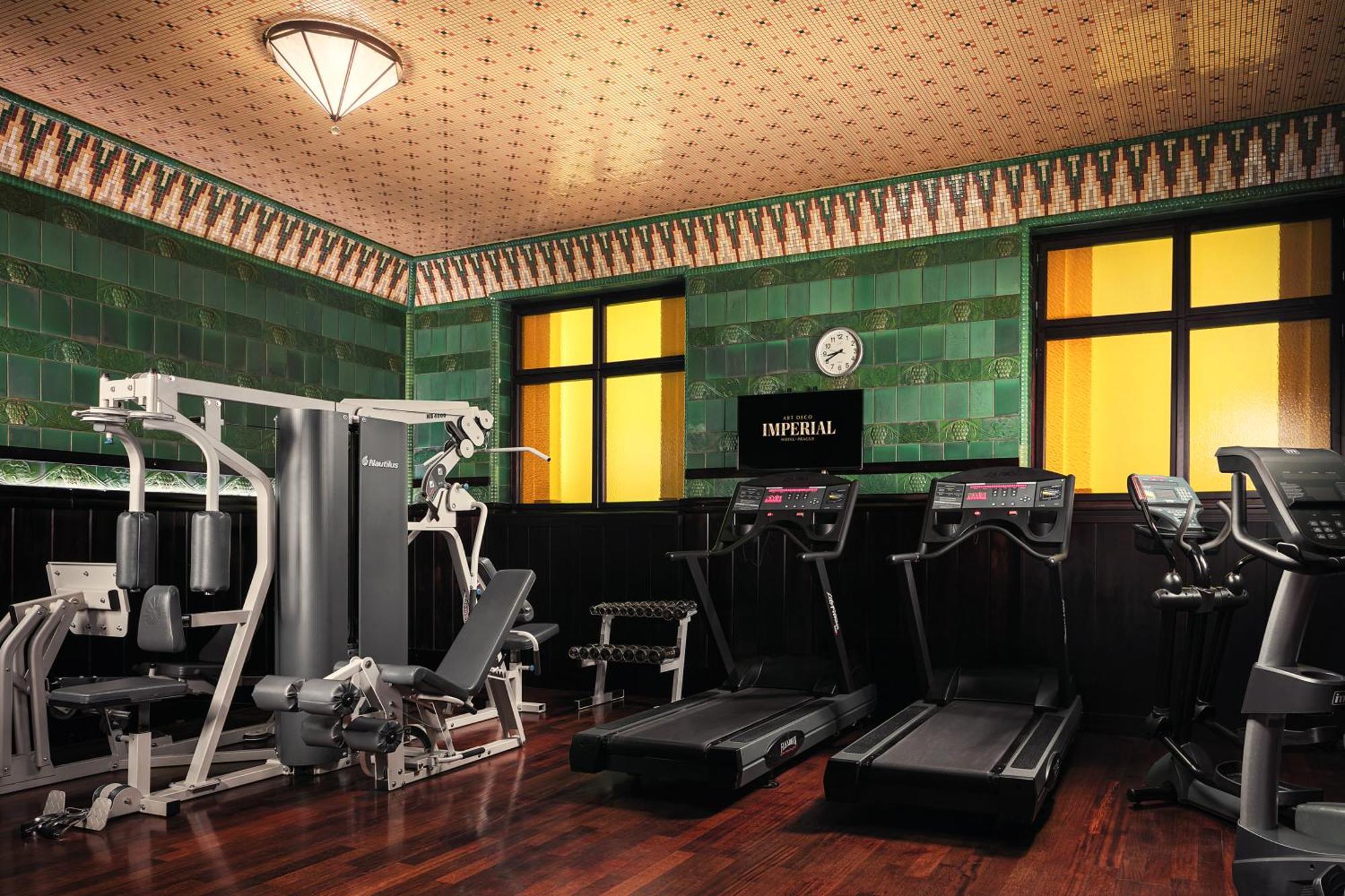 Art Deco Imperial Hotel Prague Ngoại thất bức ảnh The gym at the hotel